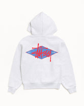 BASIC DIAMOND ZIP HOODIE