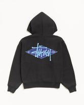 BASIC DIAMOND ZIP HOODIE