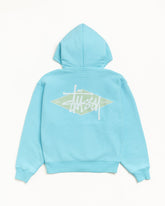 BASIC DIAMOND ZIP HOODIE