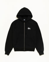 BASIC STÜSSY ZIP HOODIE
