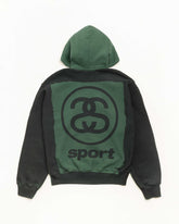 LINK SPORT ZIP HOODIE GARMENT DYED