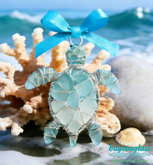 đĽHand-Wrapped Sea Glass CollectionđTimeless Coastal Art