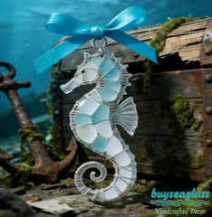 đĽHand-Wrapped Sea Glass CollectionđTimeless Coastal Art