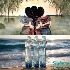 π©π»βπ€βπ©π»Sisters by My Side, Celebrates Friendships Three Sisters SculptureπThanksgiving Day, Christmas, birthday gifts