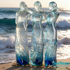 π©π»βπ€βπ©π»Sisters by My Side, Celebrates Friendships Three Sisters SculptureπThanksgiving Day, Christmas, birthday gifts