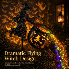 Halloween Witch Cauldron Garden Light🧙♀️