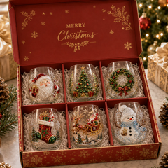 đMagical Christmas Glass Cup Gift Collectionâ¨