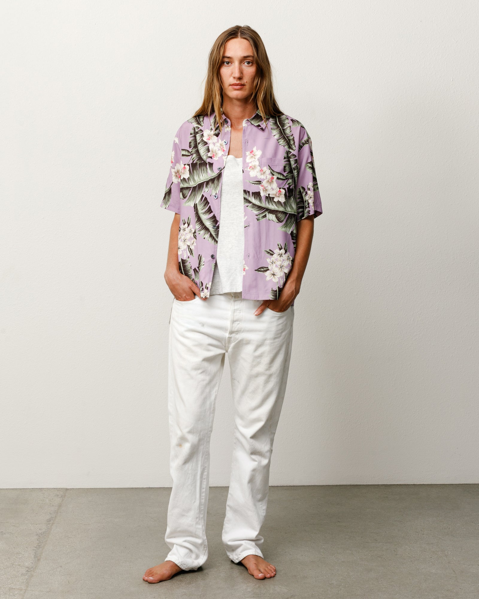 HAWAIIAN FLORAL SS SHIRT