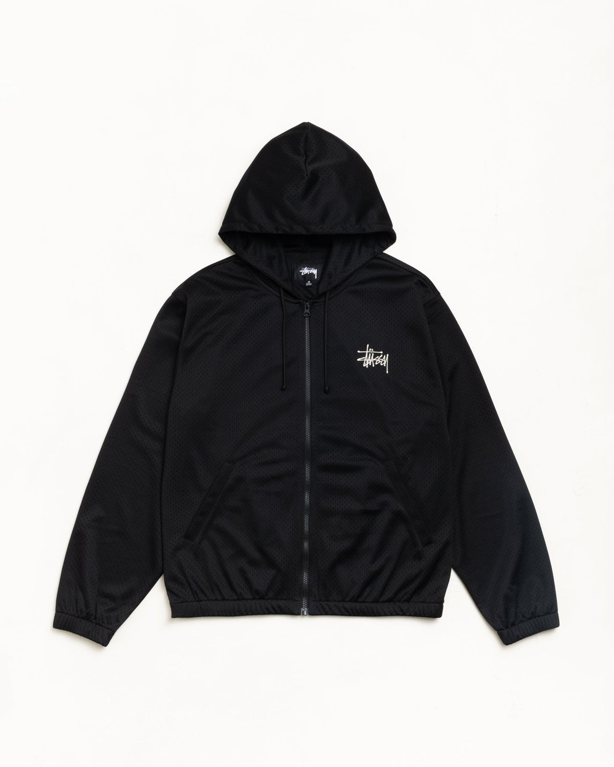 ATHLETIC MESH ZIP HOODIE