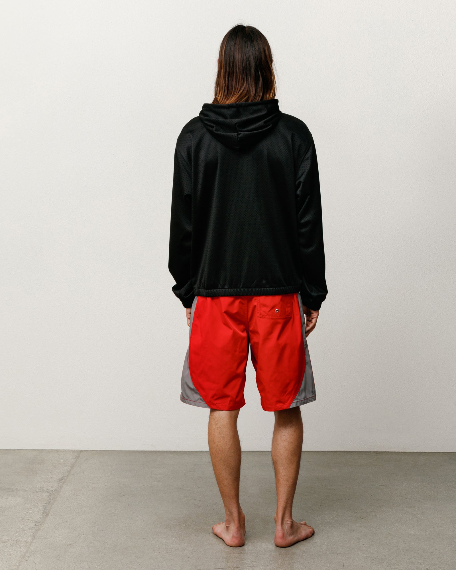 ATHLETIC MESH ZIP HOODIE