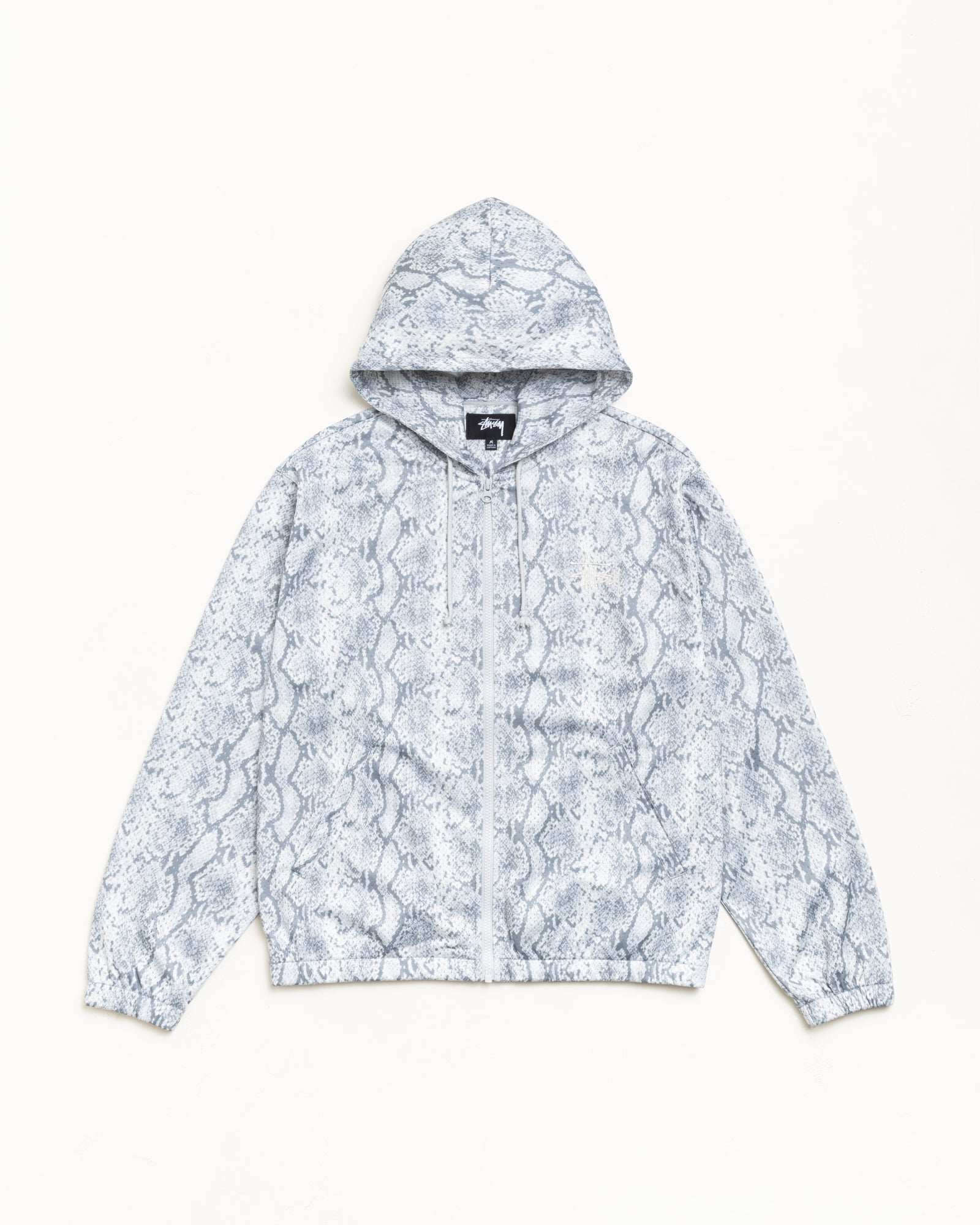 ATHLETIC MESH ZIP HOODIE