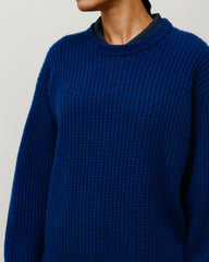 WAFFLE CASHMERE SWEATER