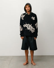 FLORAL ROLL NECK SWEATER