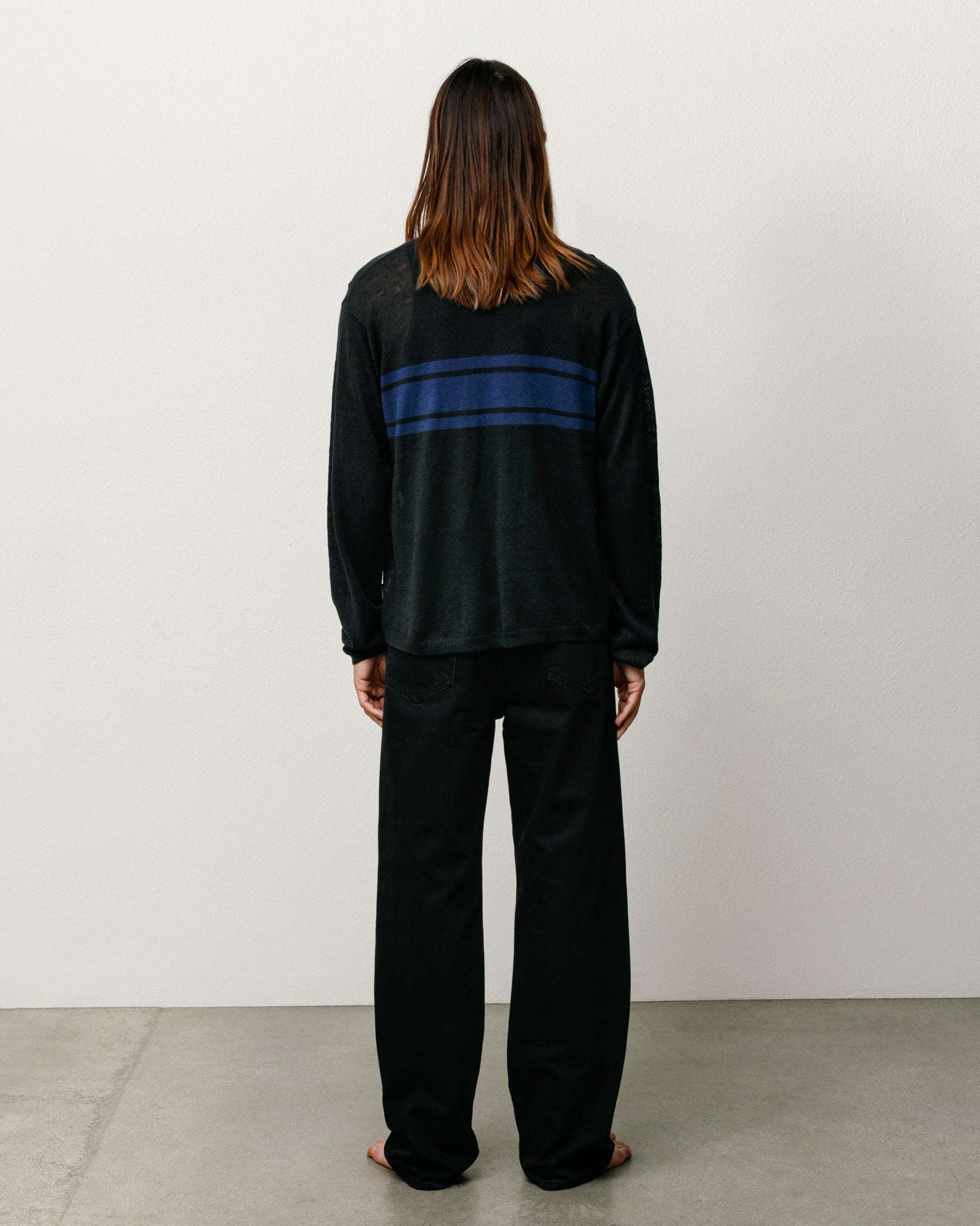 LIGHTWEIGHT STRIPED SWEATER