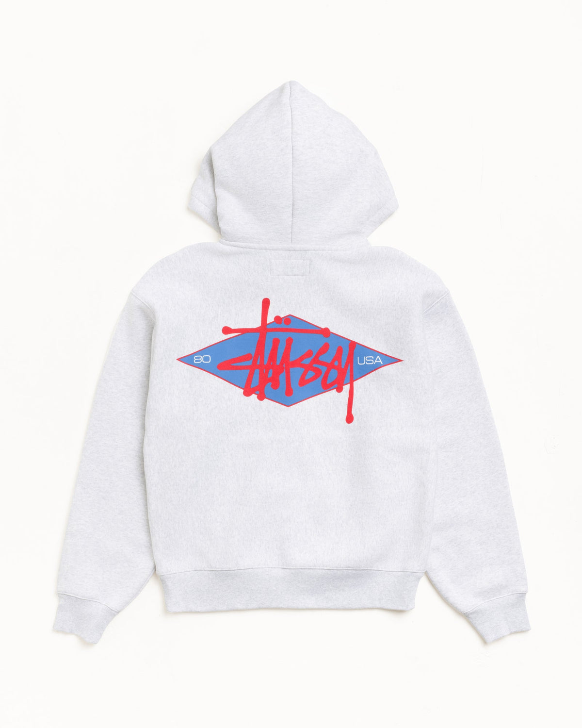 BASIC DIAMOND ZIP HOODIE