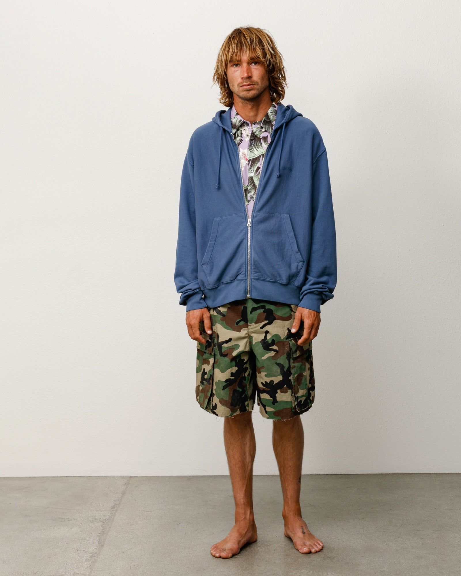 LIGHTWEIGHT TERRY ZIP HOODIE