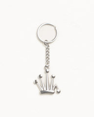 METAL BENT CROWN KEYCHAIN