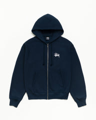 BASIC STÜSSY ZIP HOODIE