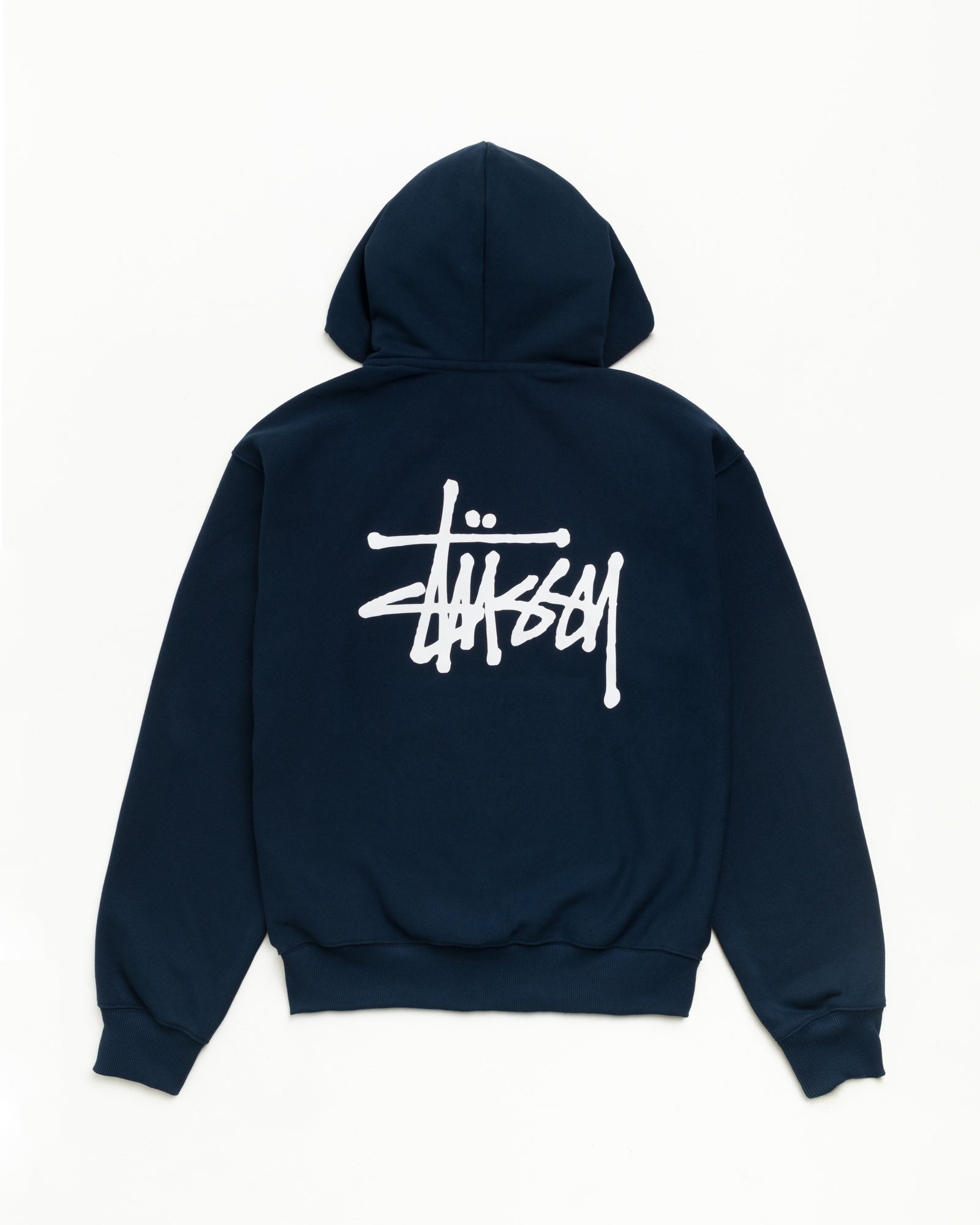 BASIC STÜSSY ZIP HOODIE