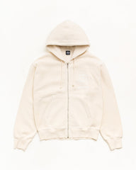 LINK SPORT ZIP HOODIE GARMENT DYED