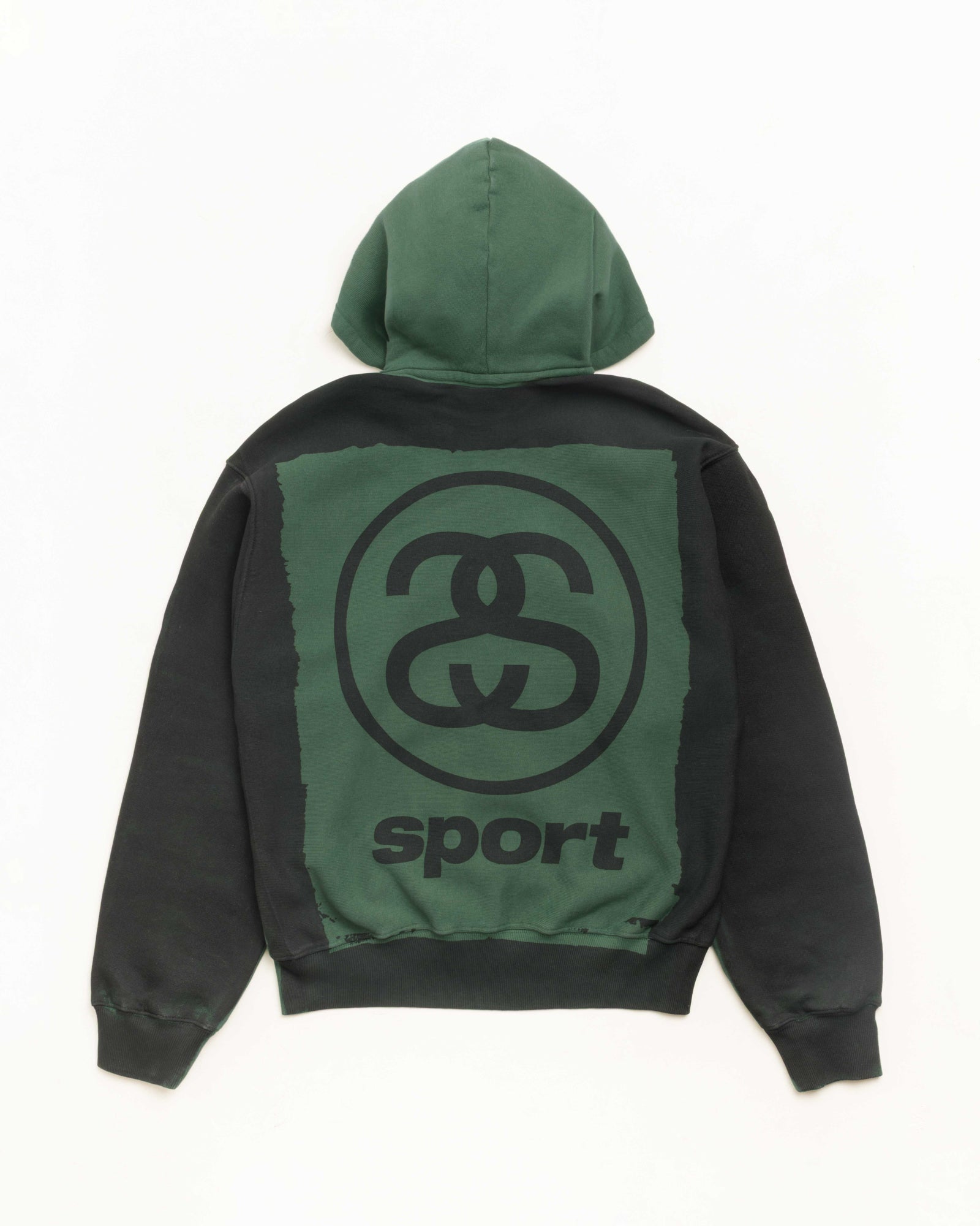 LINK SPORT ZIP HOODIE GARMENT DYED