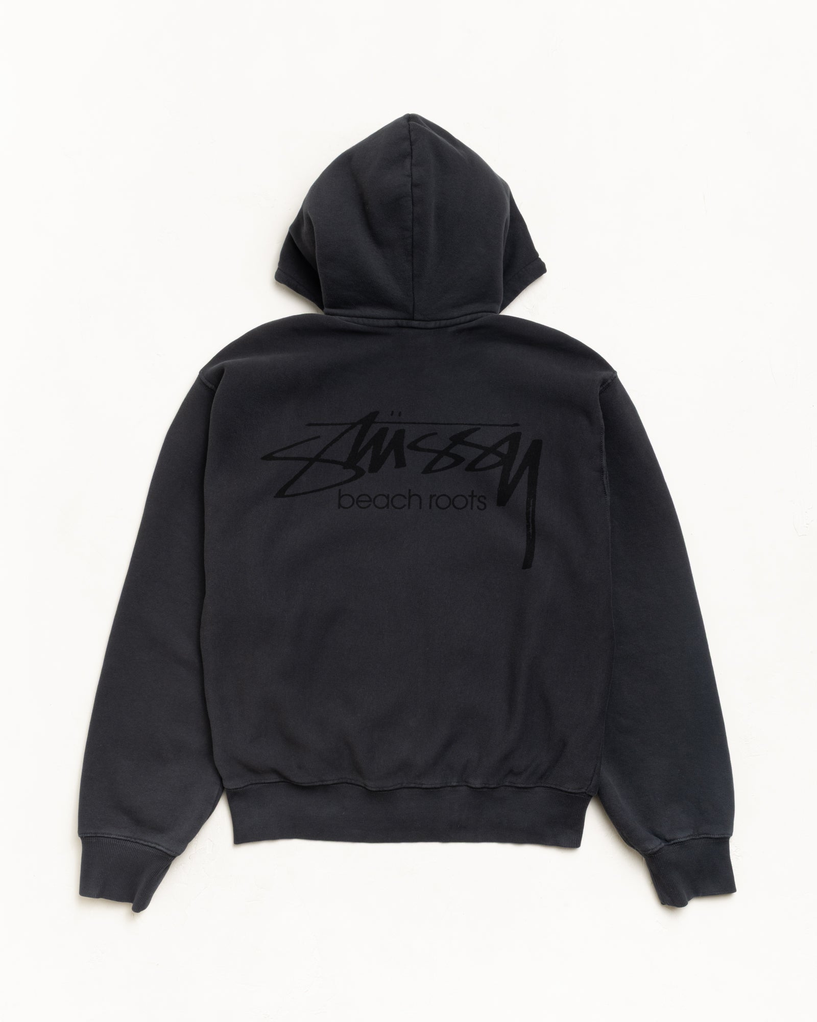 BEACH ROOTS ZIP HOODIE GARMENT DYED