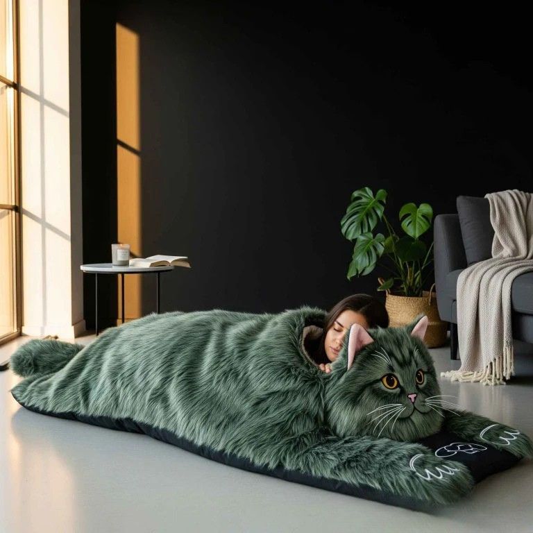 20266 Latest Fluffy Cat Sleeping Bags | Cozy, Cute & Purr-fectly Designed
