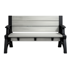Bench-to-Table Modern Outdoor Patio Furniture Stool Chairs - Supports Up To 1400 lbs