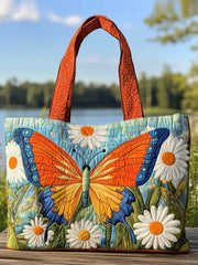 Butterfly Whisper  Quilted Tote Bag