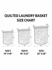 Hummingbird Haven Quilted Laundry Basket