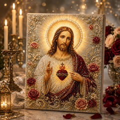 🔥 XMAS PRE-SALE 49% OFF 🎄 Blessing Christmas 3D Pearl Art DIY Kit – Festive Holiday Wall Decor