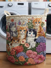Ballerina Quilted Laundry Basket